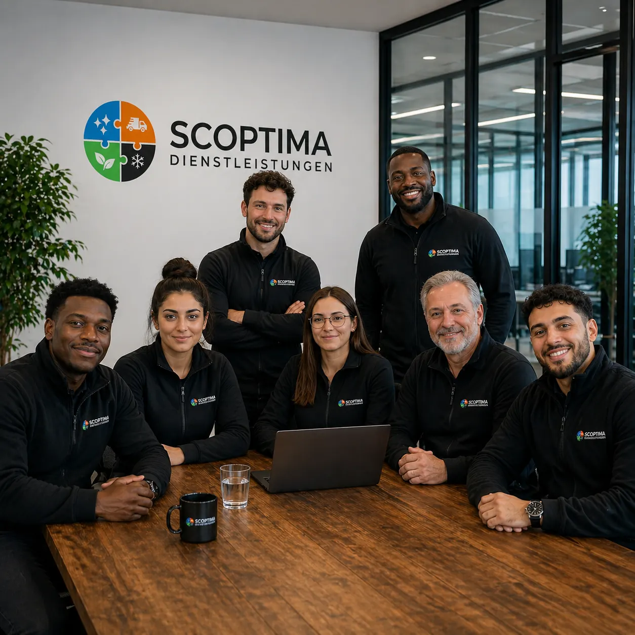 Das Team von Scoptima Dienstleistungen in Hamburg
